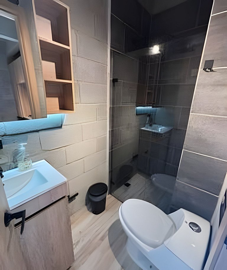 Industrial Premium Suite | Private balcony & AC