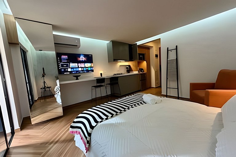 Apartamento industrial chic en Cali|AC+WIFI |Cafe