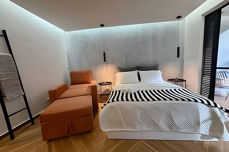 Apartamento industrial chic en Cali|AC+WIFI |Cafe