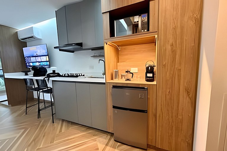 Apartamento industrial chic en Cali|AC+WIFI |Cafe