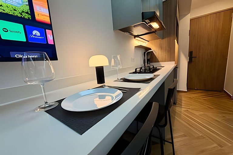 Apartamento industrial chic en Cali|AC+WIFI |Cafe