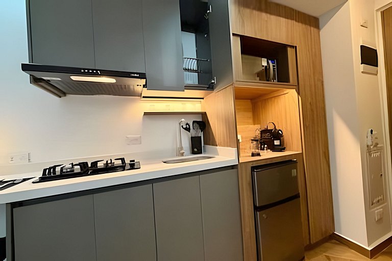 Apartamento industrial chic en Cali|AC+WIFI |Cafe