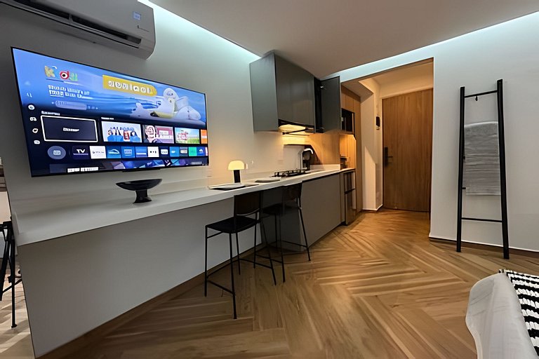Apartamento industrial chic en Cali|AC+WIFI |Cafe